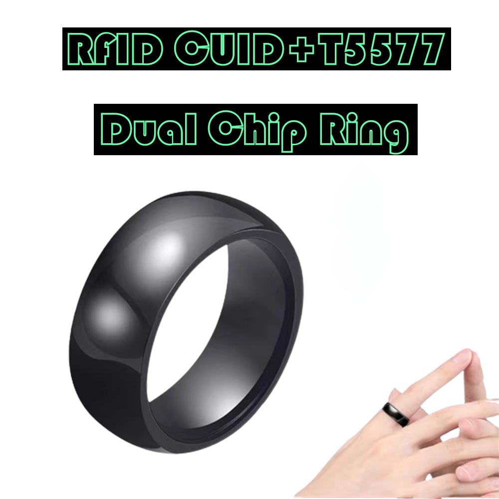 Smart Ring Nfc Pay - RFID akıllı çift çip klon anahtar