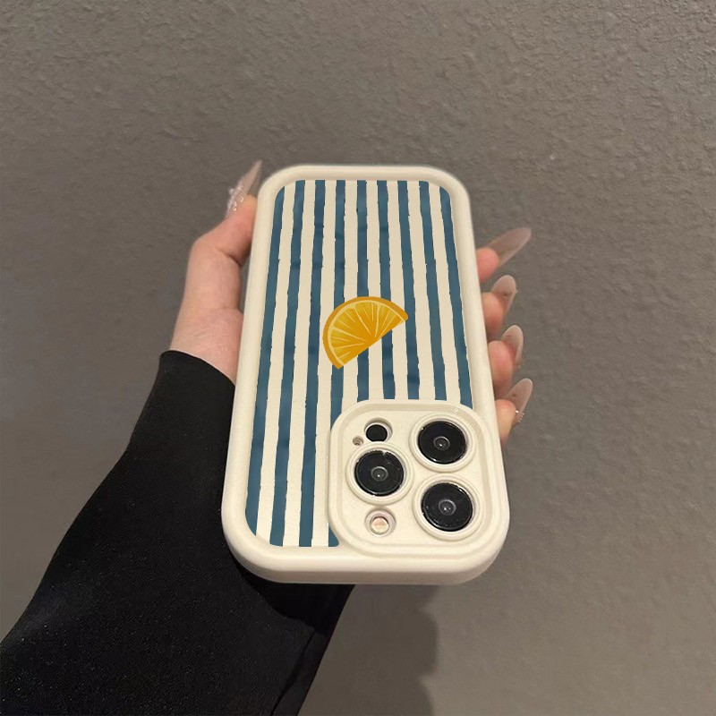 Çizgili Limon Dilimi Desenli T - Apple Iphone 16 incelemesi ve fiyatı